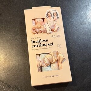 Kitsch Satin Heatless Curling Set • No-Heat Hair Curler • New in Box